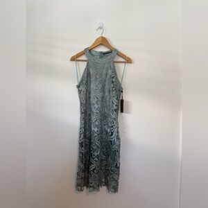 Formal Lace Midi Dress